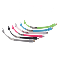Fil de ligne de données TPE USB-C 22cm plaqué or IP Micro Type C Bracelet de téléphone portable câble USB