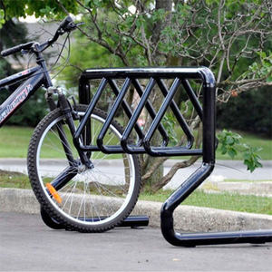 Présentoir de rangement <span class=keywords><strong>sécurisé</strong></span> pour vélos, extérieur, intérieur, commercial, en métal, extérieur, route, résidentiel, terrasse publique, support de stationnement pour vélos - Product Image 6