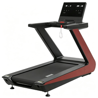 Cinta de correr comercial con motor de CA de 3HP, correa amortiguadora, velocidad ajustable, inclinación, equipo de entrenamiento físico para gimnasio en casa