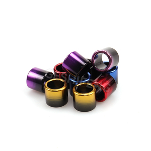 Cincin Aluminium <span class=keywords><strong>Model</strong></span> Baru Geshifeng, Warna Gradasi 2 Warna dalam Satu Cincin, Ukuran 6mm hingga 16mm, Multi Ukuran Multi Warna, Cincin Logam - Product Image 2