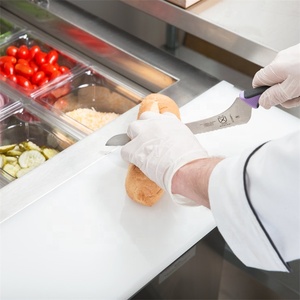 Table <span class=keywords><strong>de</strong></span> préparation <span class=keywords><strong>de</strong></span> salades et sandwichs en acier inoxydable, nouveau design, réfrigérateur intégré, 24 pouces / Station <span class=keywords><strong>de</strong></span> préparation <span class=keywords><strong>de</strong></span> salades - Product Image 4