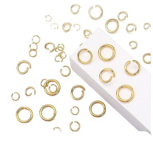 Anillos abiertos de acero inoxidable chapados en oro de formas variadas para la fabricación de pulseras, accesorios de joyería DIY - Product Image 5