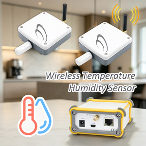 Wireless <b>Temperature</b> Humidity Sensor With Ethernet Connectivity And Smart App <b>Control</b> For Indoor Monitoring - Product Image 1