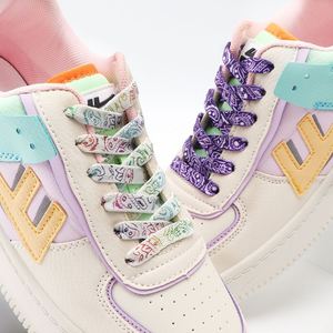 Cordones Planos para Zapatos de Alta Calidad con Estampado de Flores de Anacardo, Accesorios Deportivos Casuales AF - Product Image 2