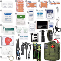 Sac de traumatologie d'extérieur, trousse de premiers secours tactique multifonction portable pour le camping, la maison, la survie SOS et les aventures d'urgence
