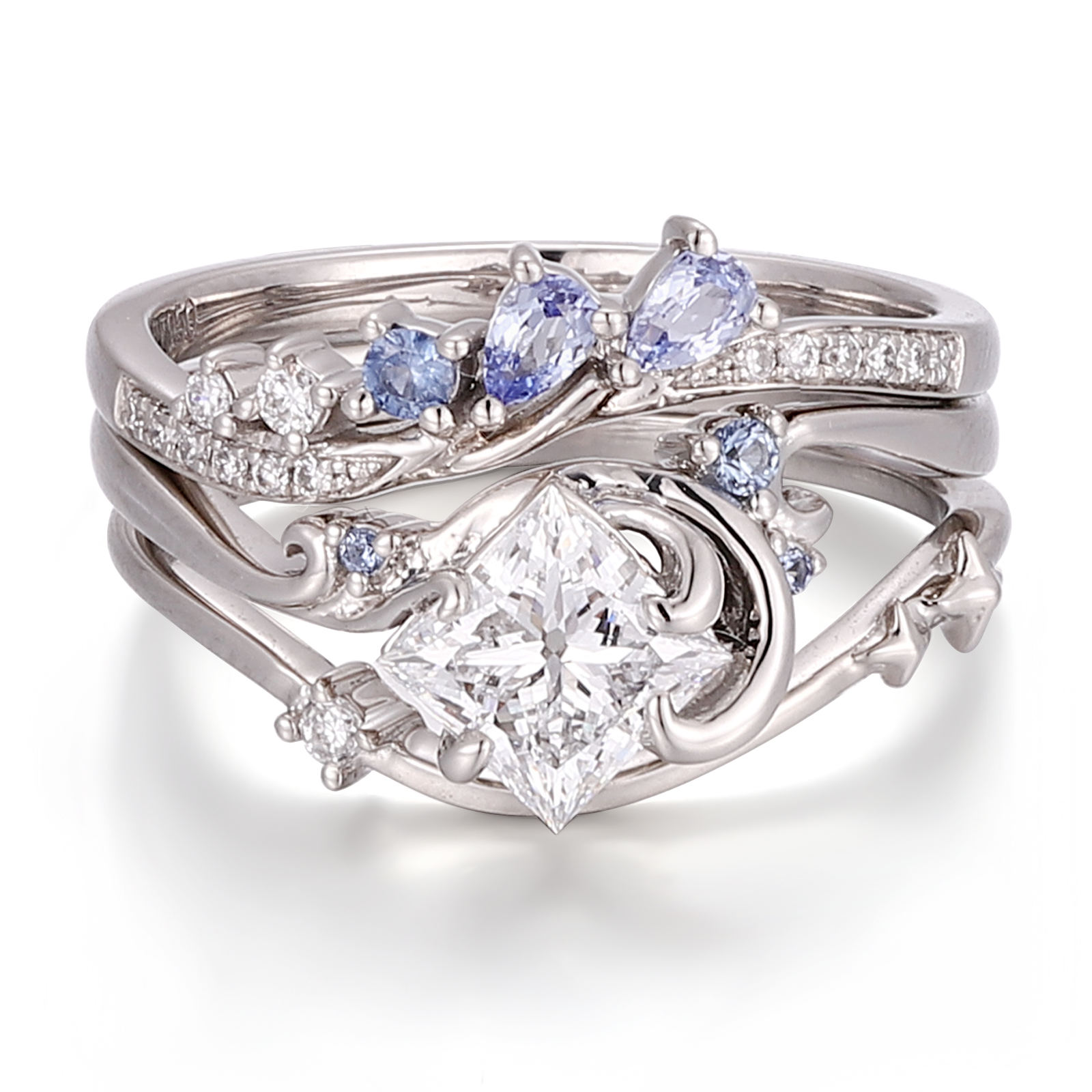 แหวนเพชรแล็บทองคำแท้ 18K