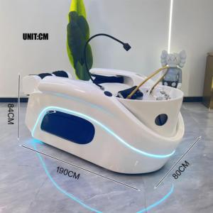 Ghế gội đầu và massage thiết kế mới 2025 có bồn rửa, dành cho tiệm cắt tóc, salon, spa gội đầu kiểu Nhật, bồn rửa bằng sứ - Product Image 4