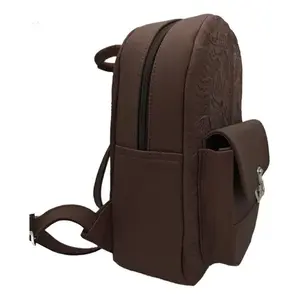 Mochila Fana Karolina Vintage de Cuero Genuino 5L con Cierre Antirrobo para Uso Diario Unisex - Product Image 1
