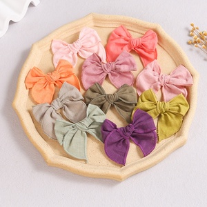 Nuovo arrivo 8.5cm tinta unita multi stile nastro fascia per capelli e fiocchi <span class=keywords><strong>jojo</strong></span> accessori per capelli per ragazza - Product Image 6