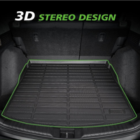 Tapis de sol de voiture en TPE 3D à ajustement précis, écologiques, insonorisants, numérisés au laser, épaisseur 18 mm, ensemble de 4 pièces, style luxueux, toutes saisons