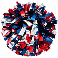 Pompons de cheerleading métalliques de haute qualité pour enfants et jeunes, pour compétitions, entraînements et spectacles, accessoires de cheerleading