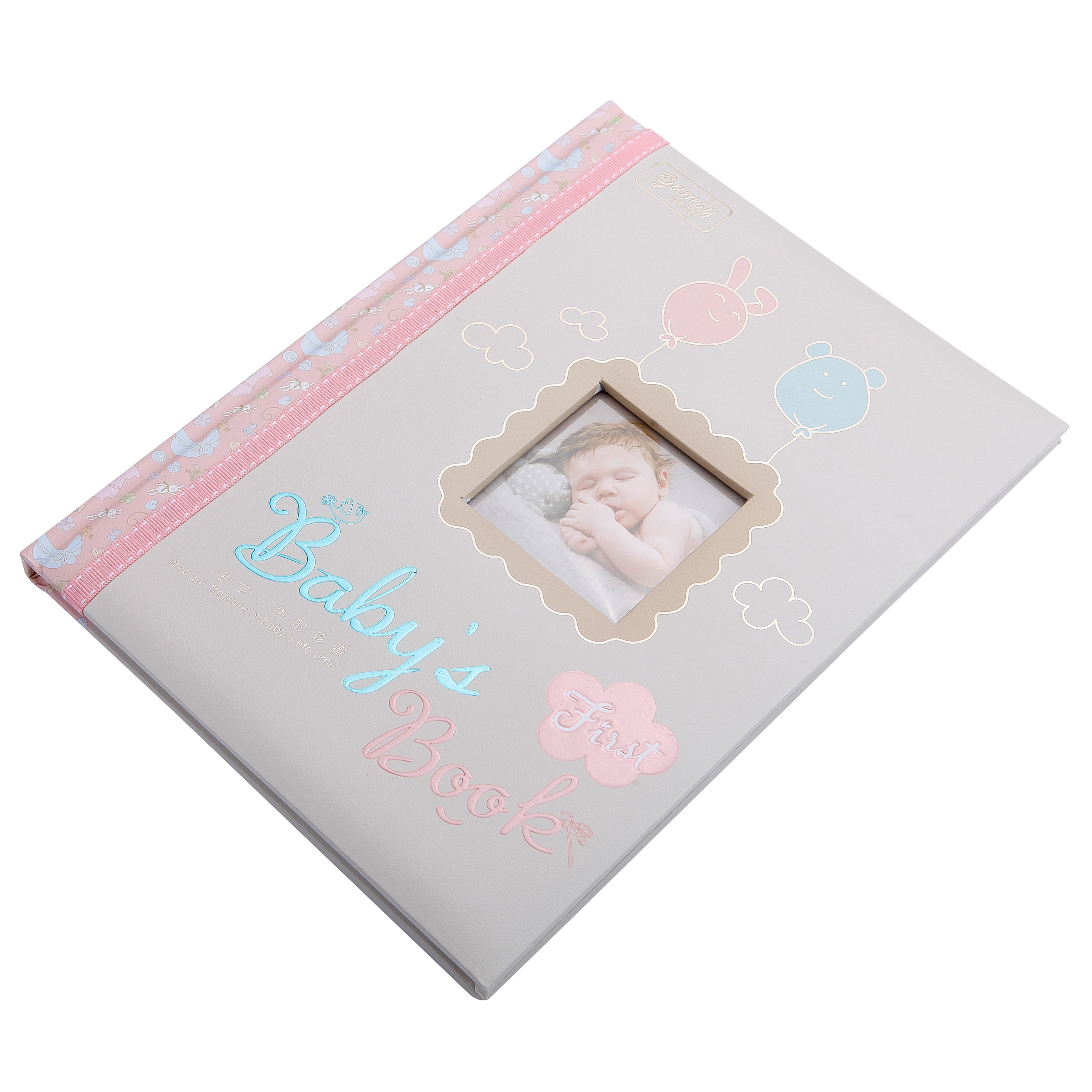 Детский фотоальбом из искусственной кожи для малышей, дешевый фотоальбом с индивидуальным принтом