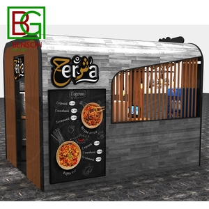 Phong Cách Mới Nhất Trung Tâm Mua Sắm Thực Phẩm Kiosk Thực Phẩm Gian Hàng Kiosk Hiển Thị Hottest Phổ Biến Điện Thoại Di Động Crepes Kiosk Trong Trung Tâm Mua Sắm - Product Image 3