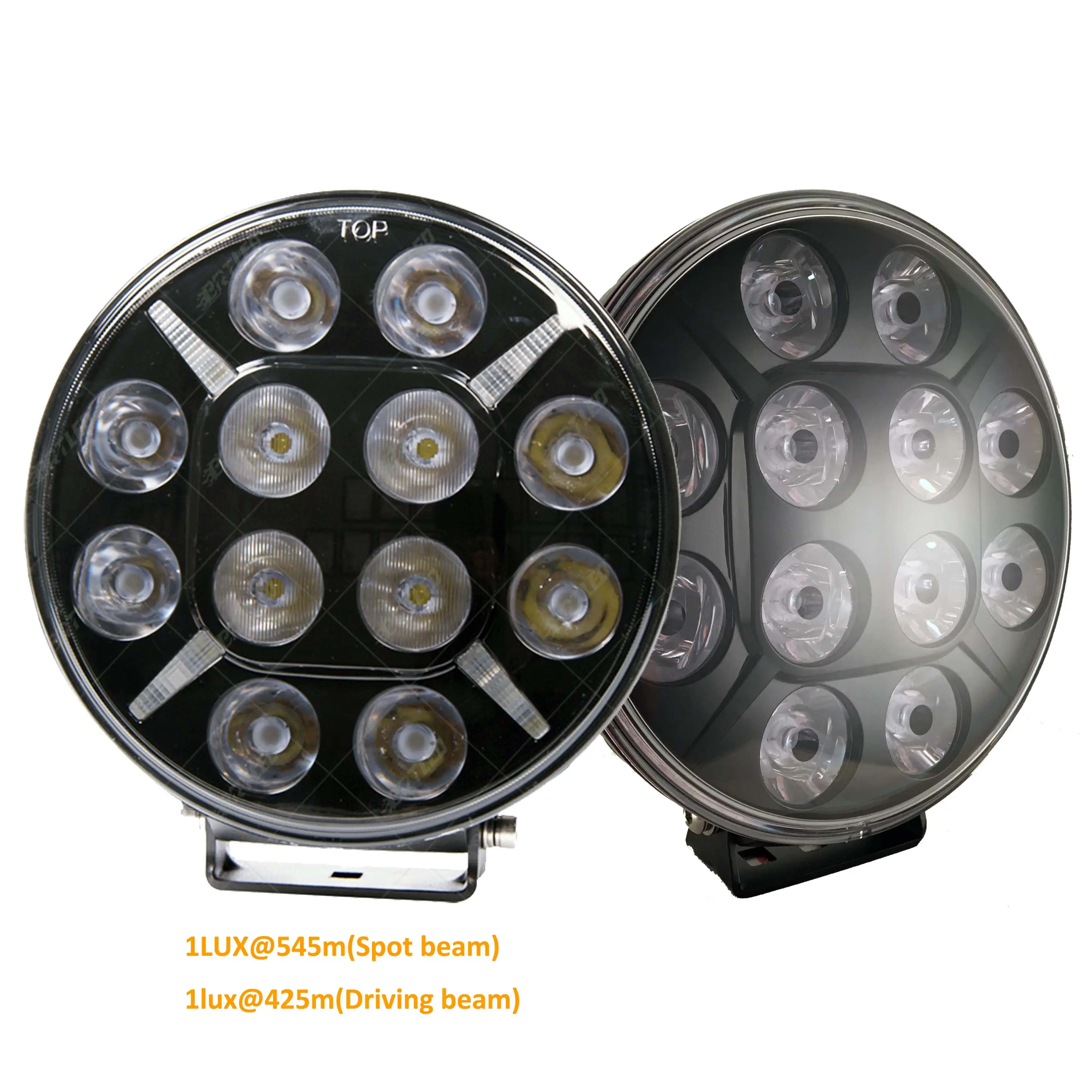 BRTLED 12V ince yuvarlak Led sürüş ışığı yardımcı ışık pozisyon R112 R7 kamyon araba Utv Atv