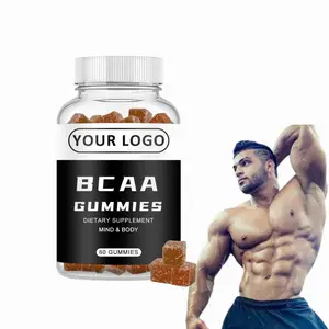 OEM Organic Pre Workout Gummy Sport Supplement BCAA Gummies For Energize