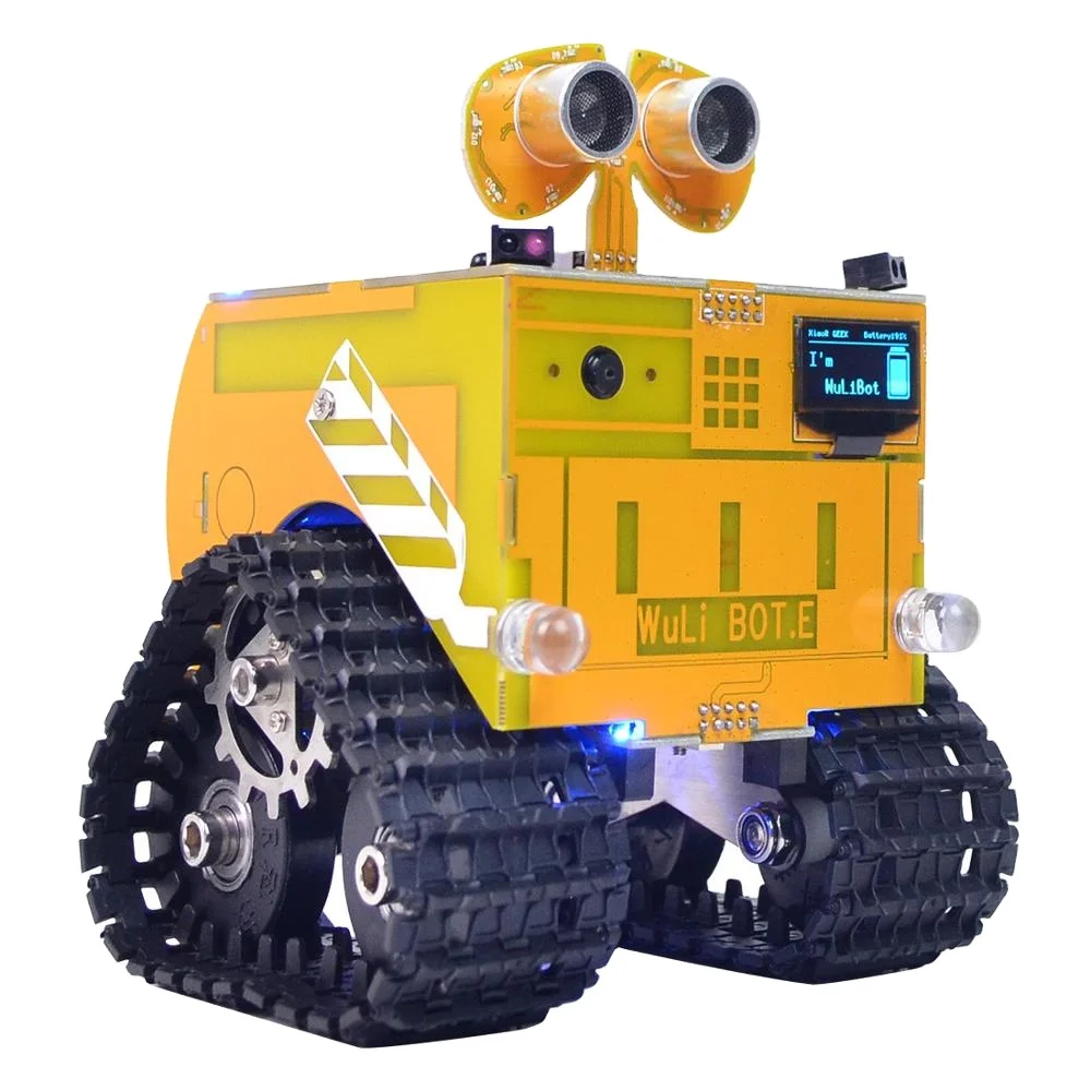 Lo<i></i>nten High Tech Robot RC Programming Track Car Steam Educatio<i></i>nal Toys Without Camera Programmable Toys