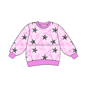 Vendita calda Pullover manica lunga per neonati stampa occidentale personalizzata girocollo per bambini ragazzi ragazze Top <span class=keywords><strong>felpe</strong></span> - Product Image 1