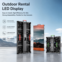 Écran LED commercial mobile grand format pour conférences de presse en extérieur, haute résolution en niveaux de gris