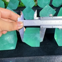 Cubo de fluorita azul natural de alta calidad al por mayor, cubos de cuarzo de cristal curativo, artesanía para Decoración
