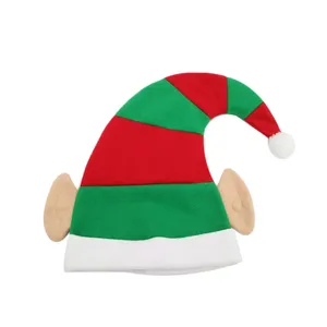 Usine directe Santa Elf Hat Décoration de Noël Santa Gift Xmas Hat Ornament