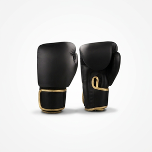 Gants de boxe professionnels personnalisés en cuir PU, sangle de poignet réglable, design respirant, fermeture auto-agrippante pour boxe unisexe - Product Image 3