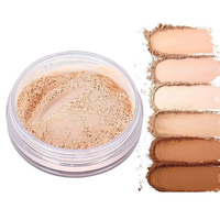 Poudre fixante translucide longue tenue personnalisable pour tous les tons de peau, OEM/ODM, marque privée, poudre fixante matifiante