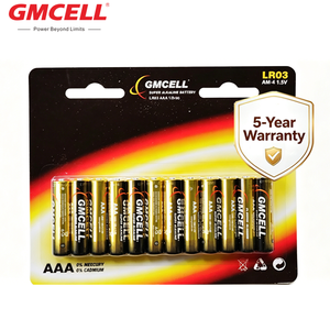 Batería Triple A de 1.5V, Batería Alcalina AAA LR03 para Electrodomésticos, Control Remoto, Juguetes - Product Image 1