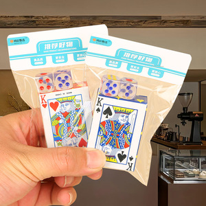 Cartes à jouer miniatures multicolores, jeu de poker portable de voyage, jeu de cartes éducatif pour enfants - Product Image 1