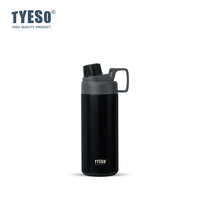 Tyeso nouvelle bouteille d'eau de café de voyage de sport bouteille d'eau isolée sous vide en acier inoxydable à double paroi avec impression personnalisée