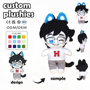 ตุ๊กตาสั่งทำพิเศษ ดีไซน์เสื้อยืดลายดาวน่ารัก กระต่าย ของเล่นเด็ก ของเล่นสัตว์นุ่มนิ่ม ของเล่นตุ๊กตาแมวสั่งทำจำนวนมาก Douma - Product Image 2