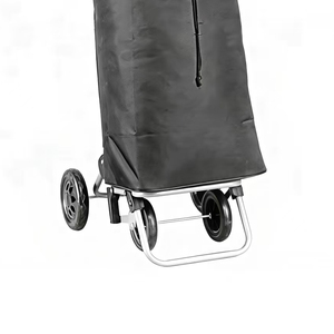 Carrito de Compras Plegable Ecológico Ligero con Diseño de Plataforma, Nuevo Estilo de Alta Calidad con 4 Ruedas - Product Image 2