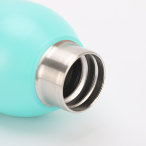 Stainless Steel Water <b>Bottle</b> Insulated 500Ml Travel <b>Flask</b> Keep Cold Round Design Customizable Colors - Product Image 1