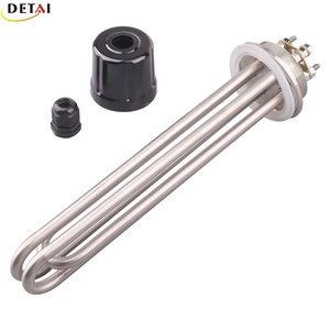 Bira 2 için daldırma ısıtıcı "tri yonca OD64mm flanş 220V 380V 3KW 4.5KW 6KW 9KW 12KW elektrikli su ısıtıcı eleman - Product Image 5