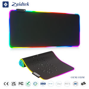 <span class=keywords><strong>Tapis</strong></span> <span class=keywords><strong>de</strong></span> <span class=keywords><strong>Souris</strong></span> en Verre Trempé RGB Coloré, Finition Micro-gravée Givrée, <span class=keywords><strong>Tapis</strong></span> <span class=keywords><strong>de</strong></span> Bureau Universel pour Gaming FPS et Esports, Sans PVDC, En Stock - Product Image 1