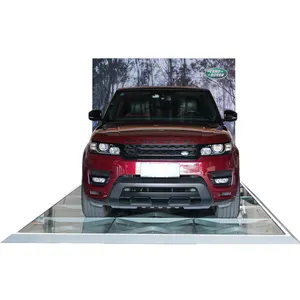 High Quality Tempered Laminated LED Glass Flooring For Car Exhibition
