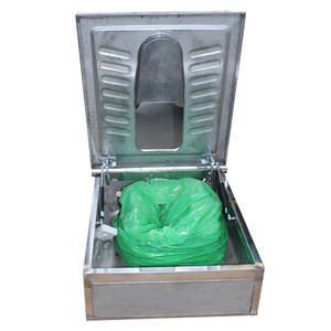 Inodoro Portátil de Acero Inoxidable Changwang 304 con Operación a Pedal y Parabrisas Frontal - Product Image 3