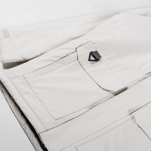 Chaqueta de Forro Polar Cortavientos Personalizada para Hombre, Chaqueta Impermeable con Capucha, Chaqueta Cortavientos con Forro Polar Beige - Product Image 5