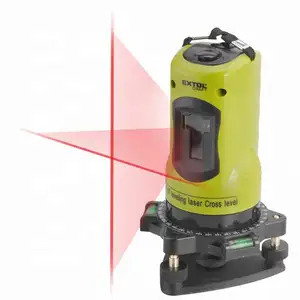 34900 EXTOL digital laser spirit level laser liner rotary self leveling rotating red line laser level with tripod