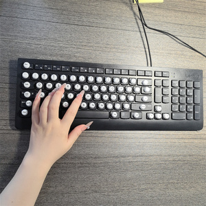 Adesivi per tastiera con lettere di tastiera universale inglese con lettera di tastiera per desktop - Product Image 1