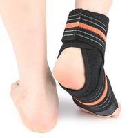 Attelle de cheville respirante en SBR pour adulte, à compression et enveloppante, pour le basketball, le football, la course à pied et le soutien sportif