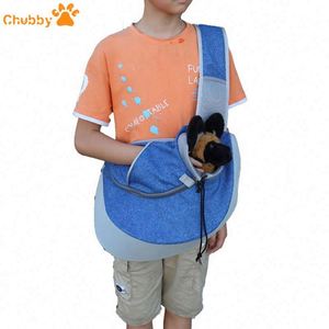 Bolso de Hombro para Perros 2025 Travel Safe Pet Puppy Carrier S/L, Malla Oxford, Cómodo, Tipo Sling, para Viajes al Aire Libre - Product Image 6