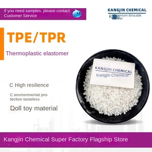 Direct Sale High Elastic Soft White TPR Molding <strong>Material</strong> High Elastic TPR Eraser Raw <strong>Material</strong> <strong>Thermoplastic</strong> <strong>Elastomer</strong> Doll Toy - Product Image 2