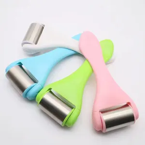 Hot Sale Detachable Ice Roller Stainless Steel Plastic Handle Roller Cold Skin Compresses Face Ice Roller