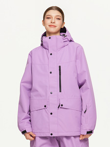 Veste de ski pour femme ARCTIC QUEEN, coupe-vent et imperméable, à capuche, pour le freestyle, le snowboard, les sports de montagne et les activités de plein air - Product Image 2
