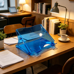 Support d'écran ergonomique haut de gamme en acrylique personnalisé pour ordinateur portable, support autoportant pour exposition sur bureau - Offre Spéciale - Product Image 5