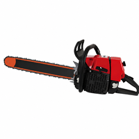 Tronçonneuse professionnelle à essence 91,6 cm³ 24 pouces, 2 temps, pour l'élagage du bois, la coupe des arbres et l'élagage de jardin, avec guide-chaîne