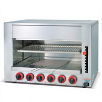 Grill infrarouge à gaz professionnel en acier inoxydable robuste, haute efficacité, grande capacité, pour restaurant