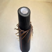 Kabel Tembaga Berisolasi XLPE Tegangan Menengah Model HT MV-90 15KV URD dengan Pelindung Logam dan Selubung LLDPE Hitam 500mcm UL1072