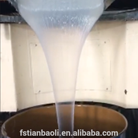 Revêtement en caoutchouc de silicone liquide TBL-8660 sur le tissu