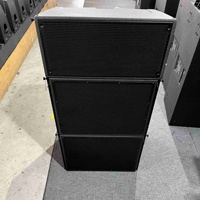Speaker Line Array Pasif Dua Unit Kayu, Dapat Digantung dan Ditumpuk, Profesional untuk Pertunjukan Skala Besar, Rekayasa Panggung